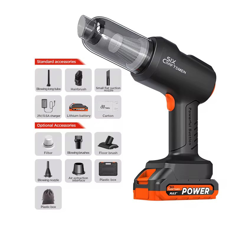 Aspirator Auto Cu Acumulator - Putere 120W